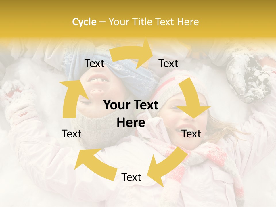 Female Cold Laughter PowerPoint Template