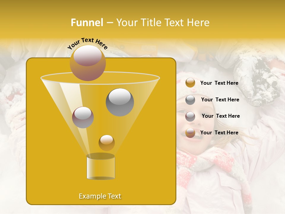 Female Cold Laughter PowerPoint Template