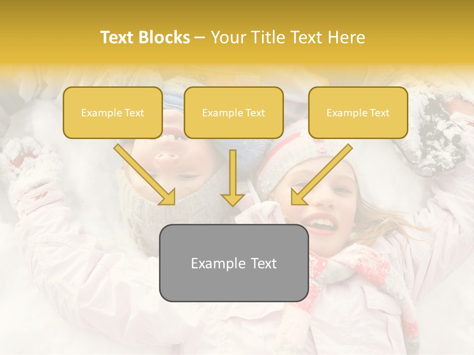 Female Cold Laughter PowerPoint Template