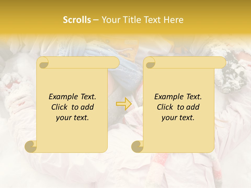 Female Cold Laughter PowerPoint Template