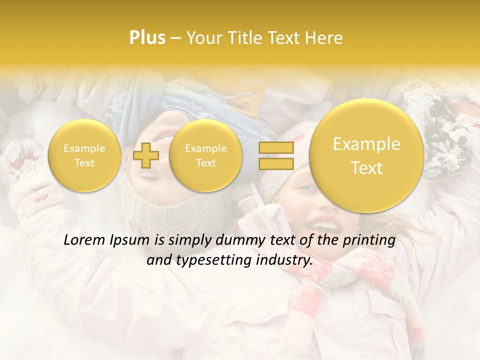 Female Cold Laughter PowerPoint Template