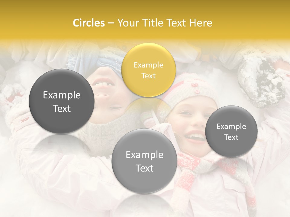 Female Cold Laughter PowerPoint Template