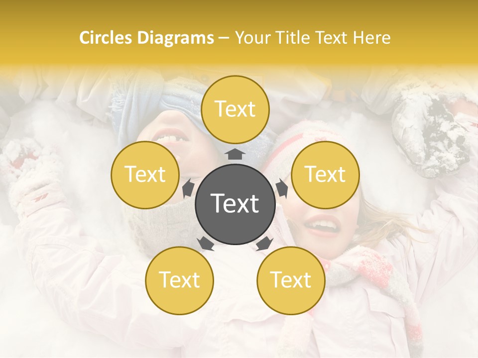 Female Cold Laughter PowerPoint Template