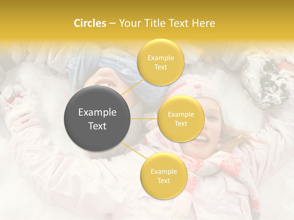Female Cold Laughter PowerPoint Template