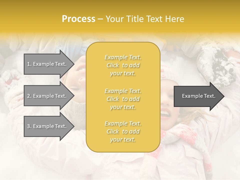 Female Cold Laughter PowerPoint Template