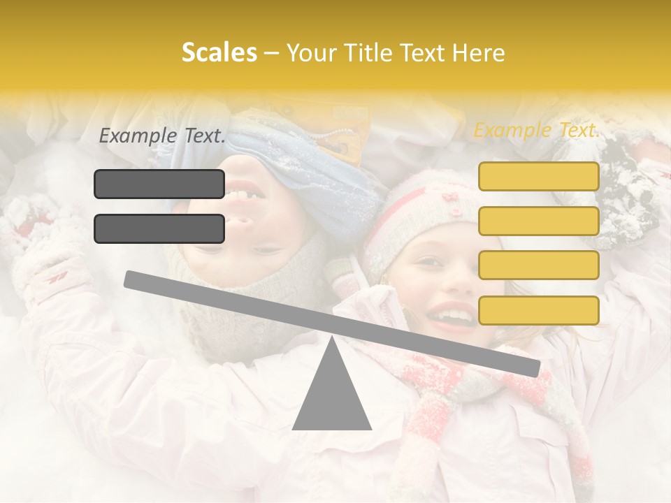 Female Cold Laughter PowerPoint Template