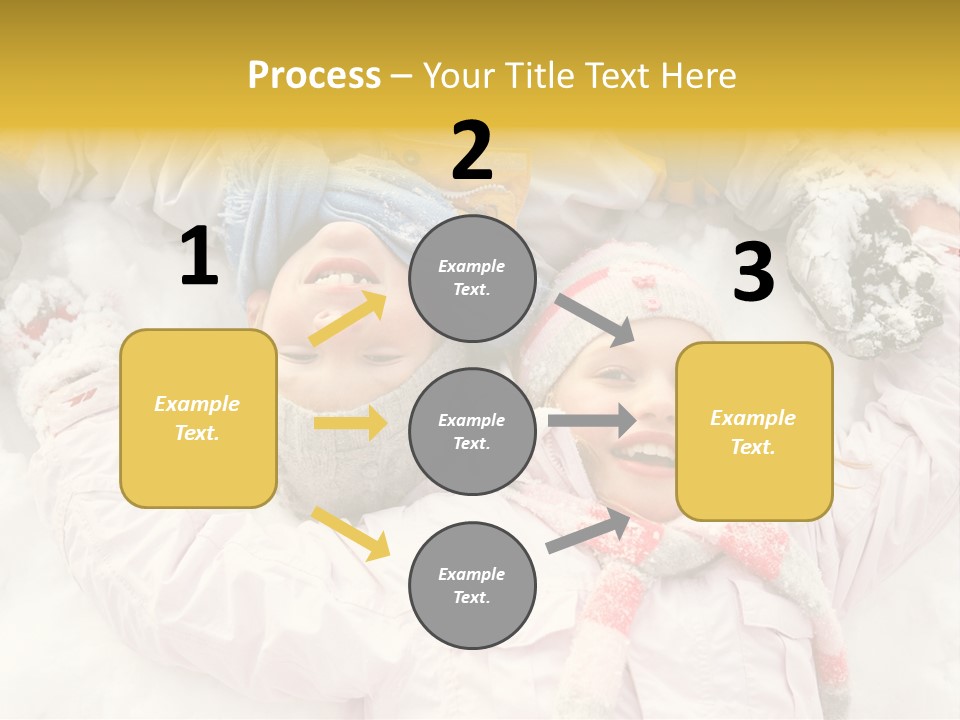 Female Cold Laughter PowerPoint Template