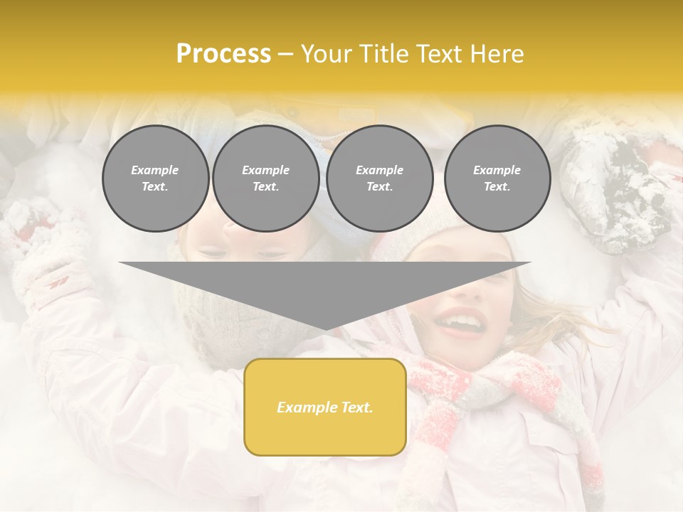 Female Cold Laughter PowerPoint Template