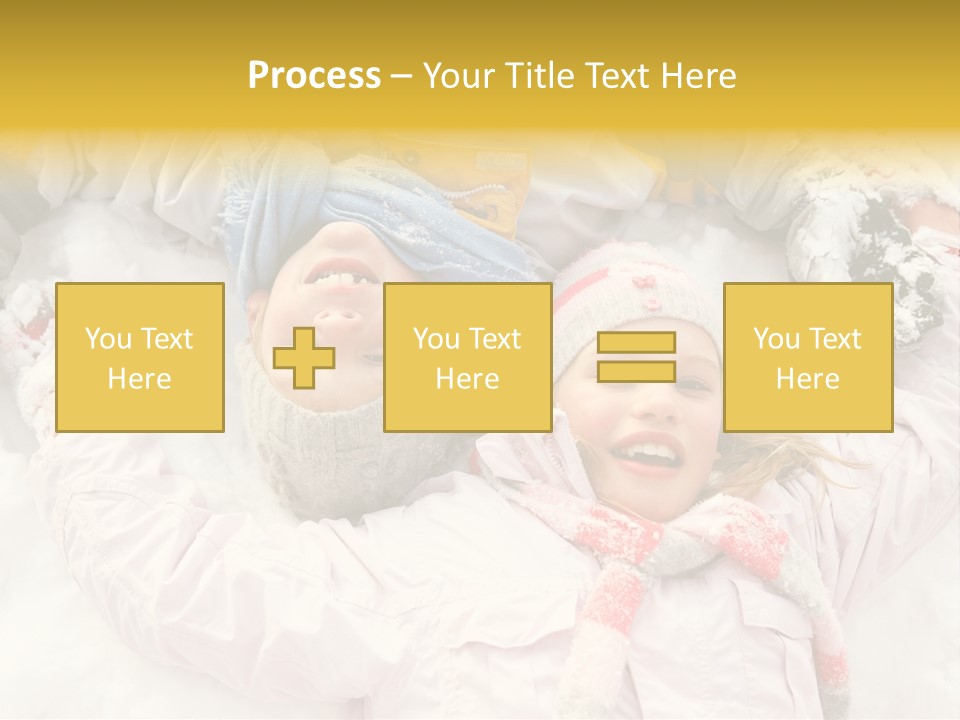 Female Cold Laughter PowerPoint Template