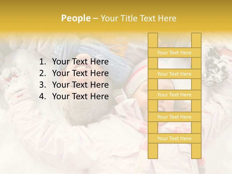 Female Cold Laughter PowerPoint Template