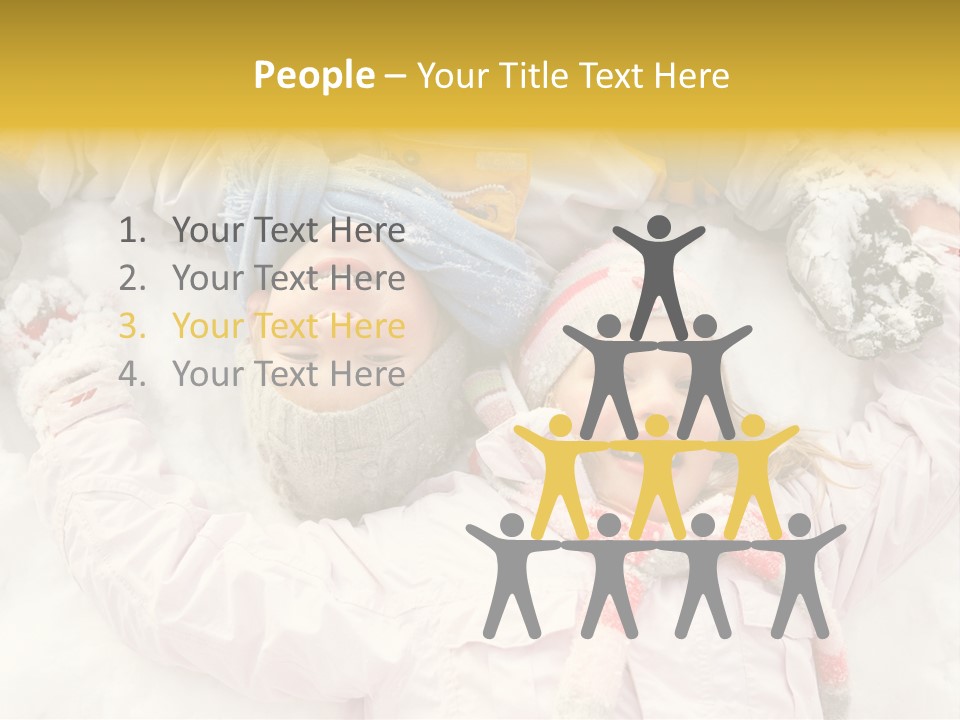 Female Cold Laughter PowerPoint Template