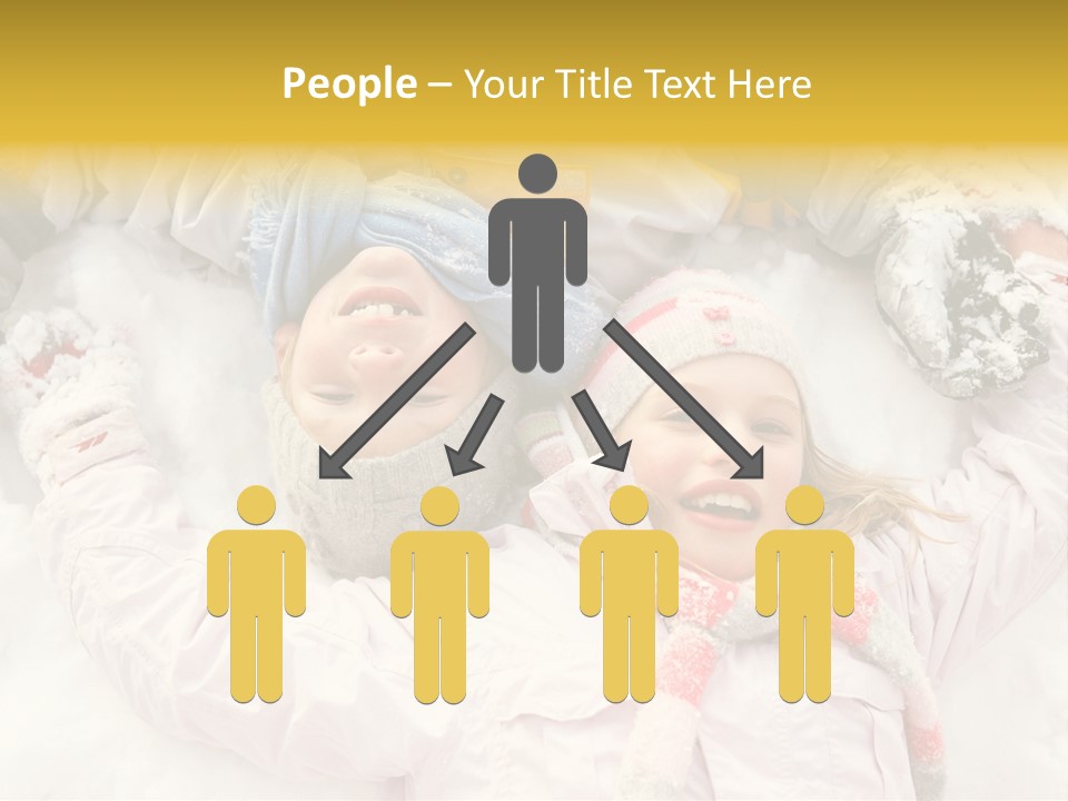 Female Cold Laughter PowerPoint Template