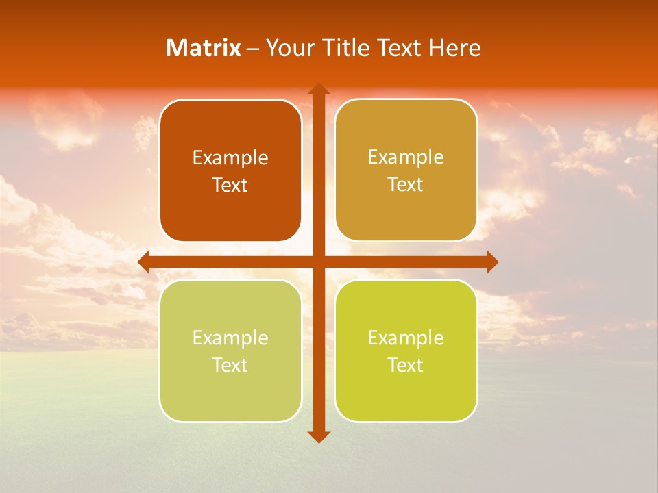 Countryside Country Hill PowerPoint Template