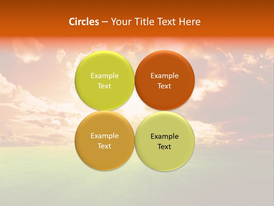 Countryside Country Hill PowerPoint Template