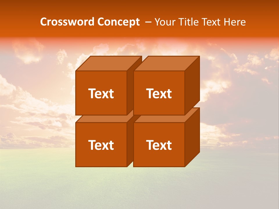 Countryside Country Hill PowerPoint Template