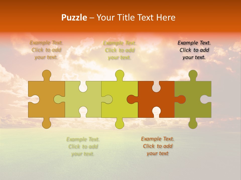 Countryside Country Hill PowerPoint Template