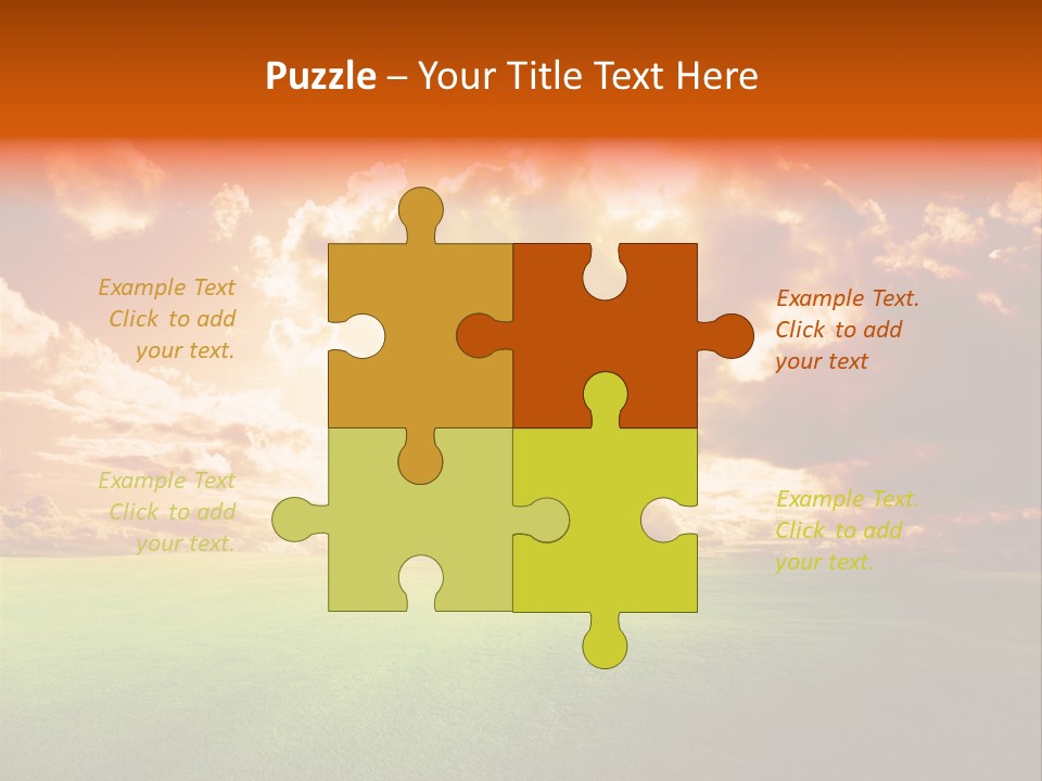 Countryside Country Hill PowerPoint Template