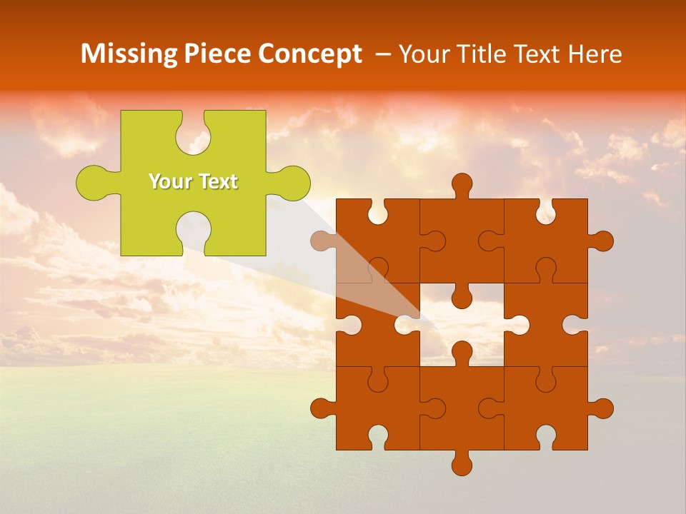 Countryside Country Hill PowerPoint Template