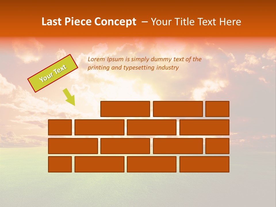Countryside Country Hill PowerPoint Template