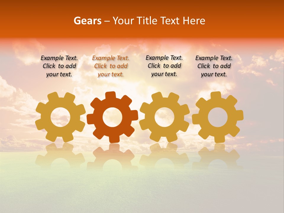 Countryside Country Hill PowerPoint Template