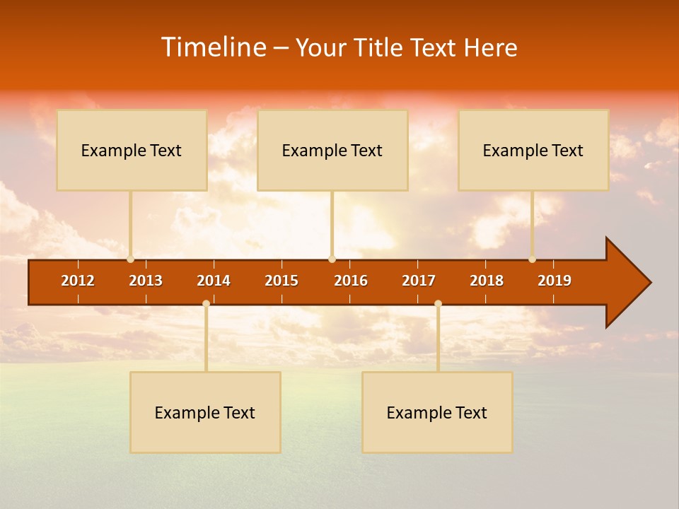 Countryside Country Hill PowerPoint Template