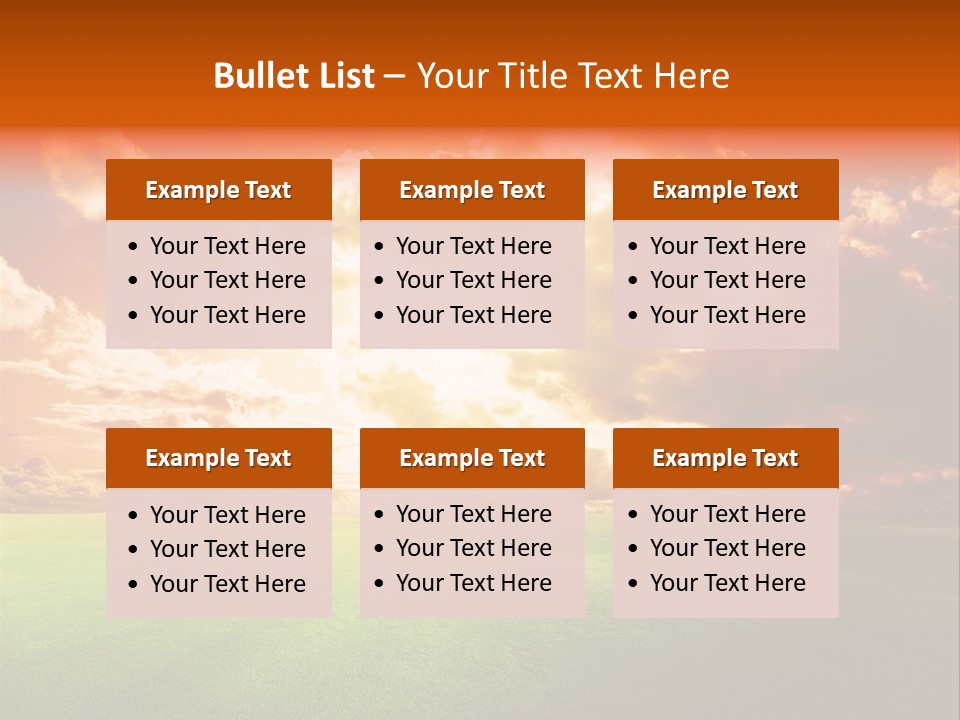 Countryside Country Hill PowerPoint Template