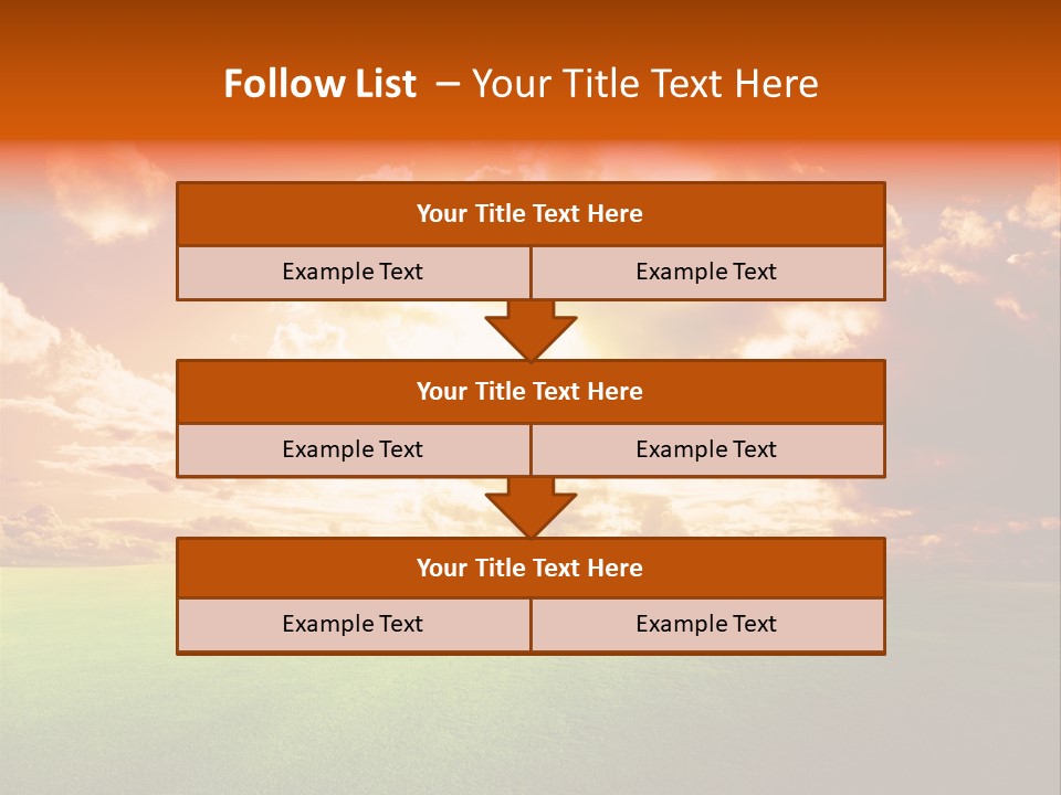 Countryside Country Hill PowerPoint Template