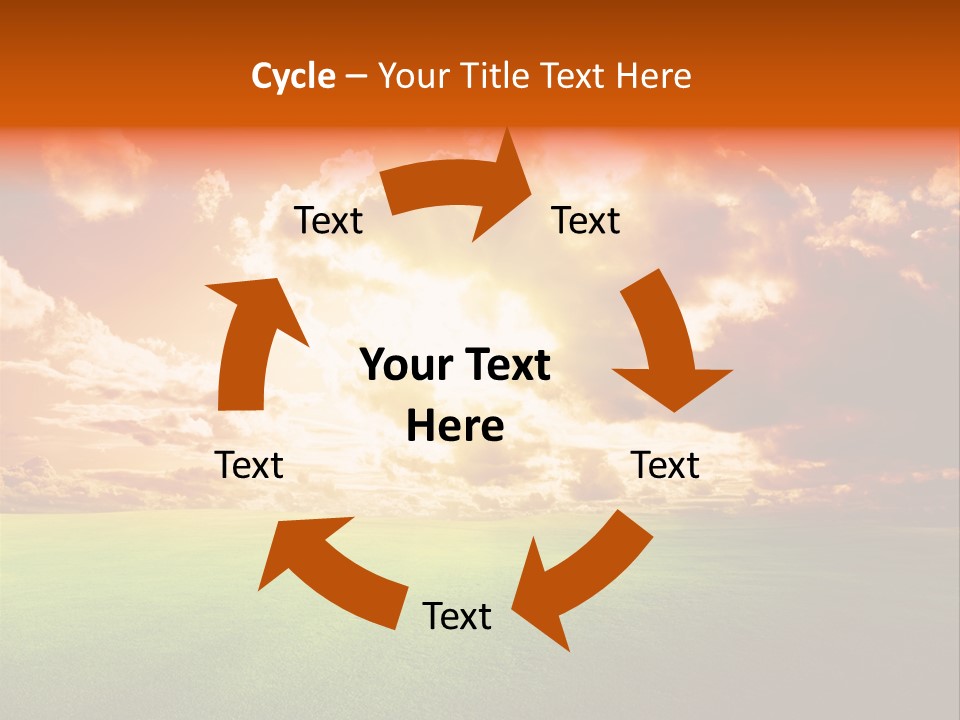 Countryside Country Hill PowerPoint Template