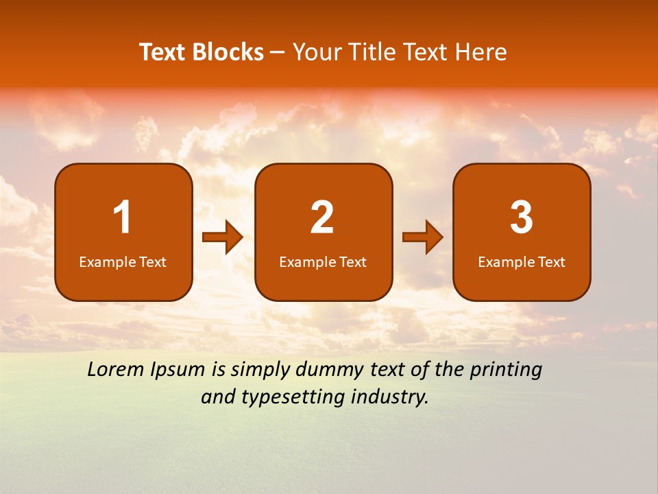 Countryside Country Hill PowerPoint Template