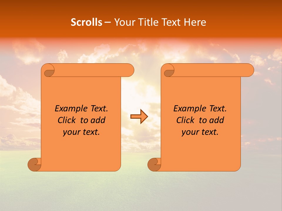 Countryside Country Hill PowerPoint Template