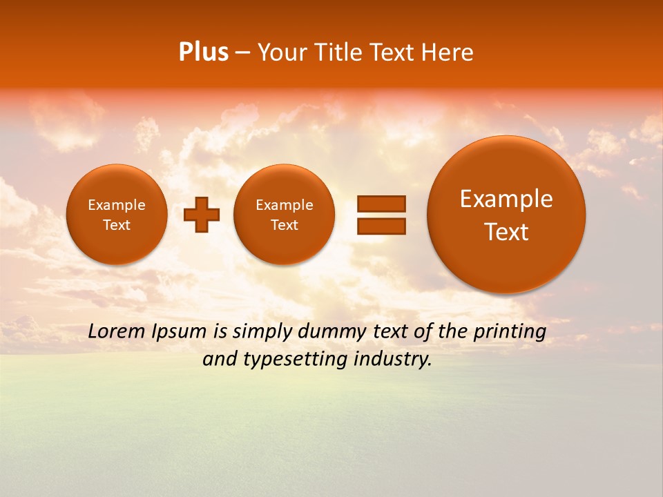 Countryside Country Hill PowerPoint Template