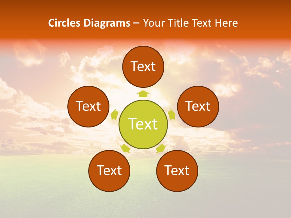 Countryside Country Hill PowerPoint Template