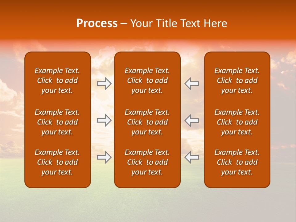 Countryside Country Hill PowerPoint Template
