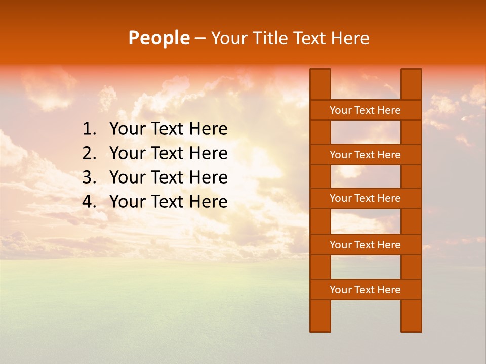 Countryside Country Hill PowerPoint Template