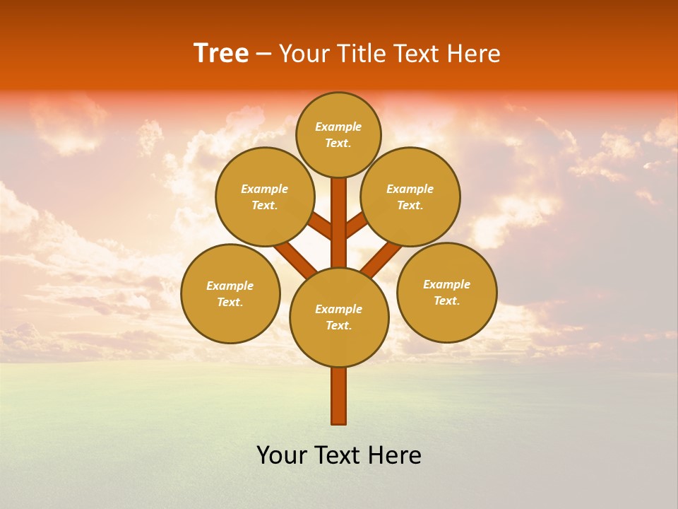 Countryside Country Hill PowerPoint Template