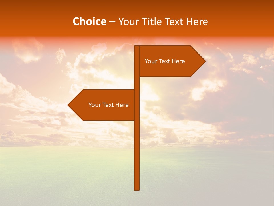 Countryside Country Hill PowerPoint Template