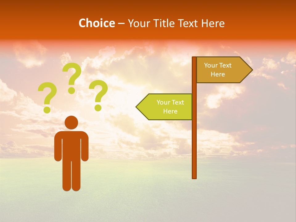 Countryside Country Hill PowerPoint Template