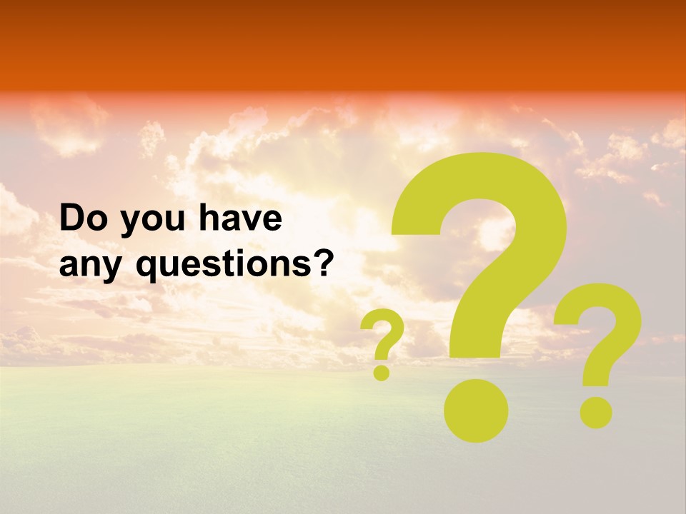 Countryside Country Hill PowerPoint Template