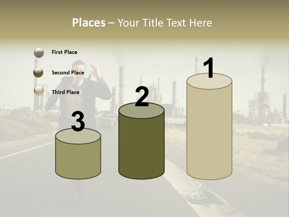 Expression  Man PowerPoint Template