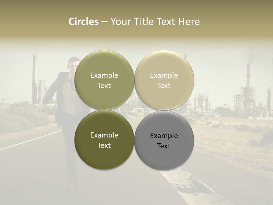 Expression  Man PowerPoint Template