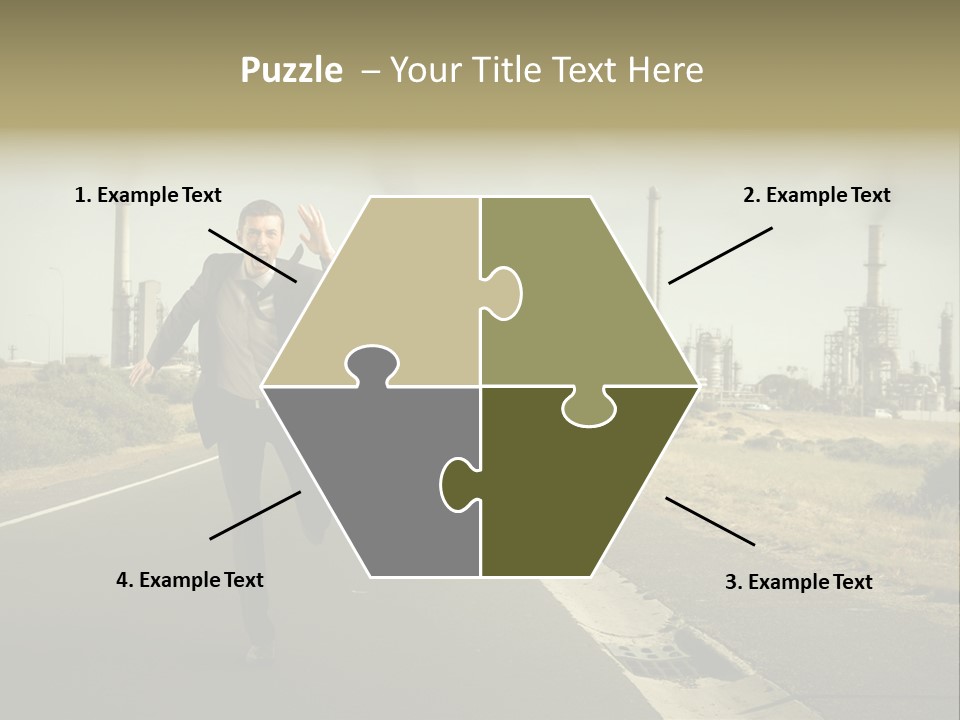 Expression  Man PowerPoint Template