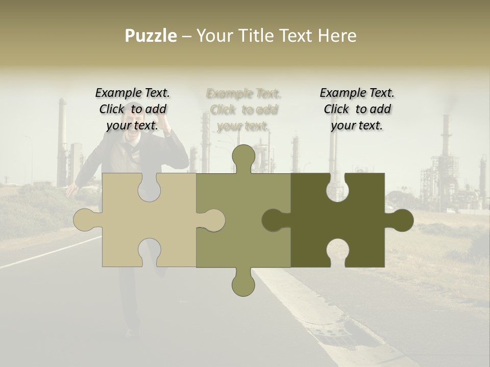 Expression  Man PowerPoint Template