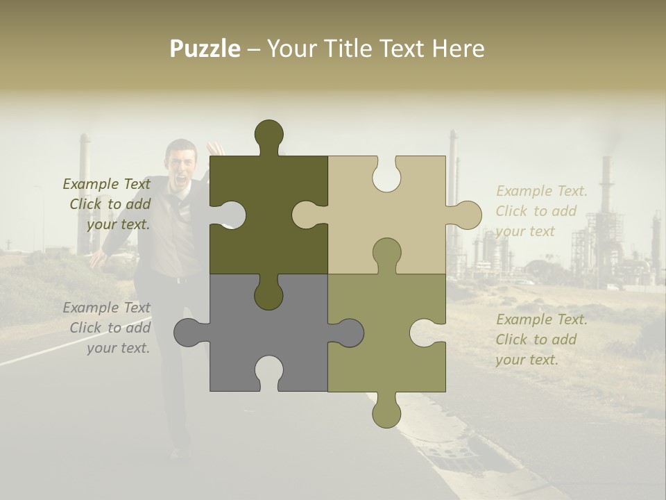 Expression  Man PowerPoint Template