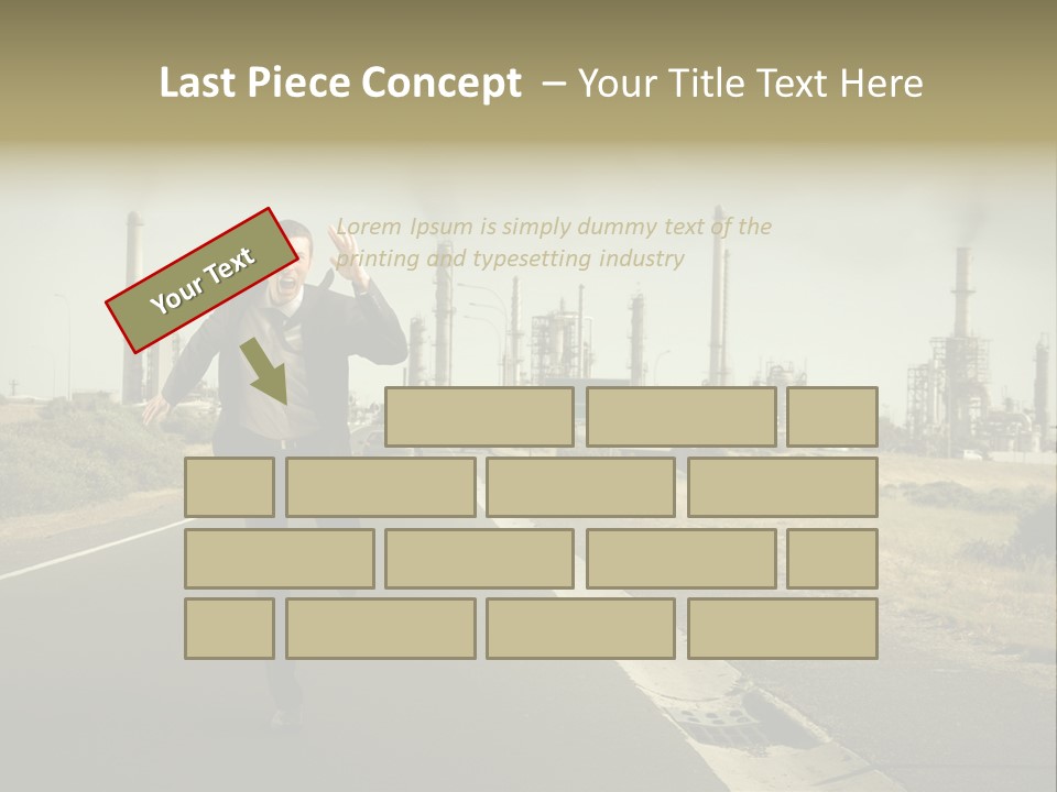 Expression  Man PowerPoint Template