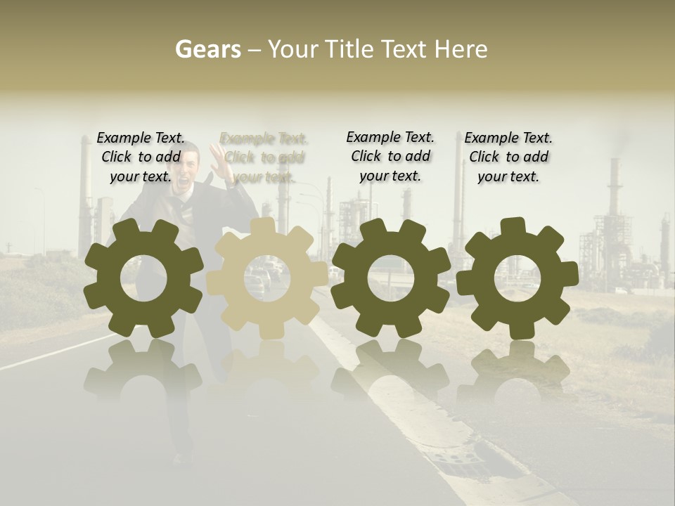 Expression  Man PowerPoint Template