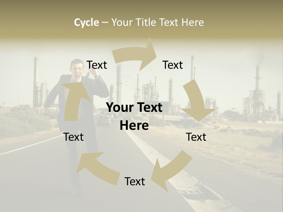 Expression  Man PowerPoint Template