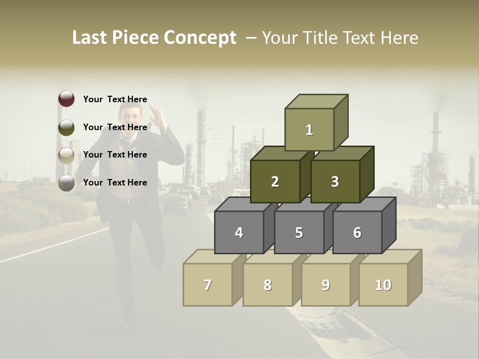 Expression  Man PowerPoint Template