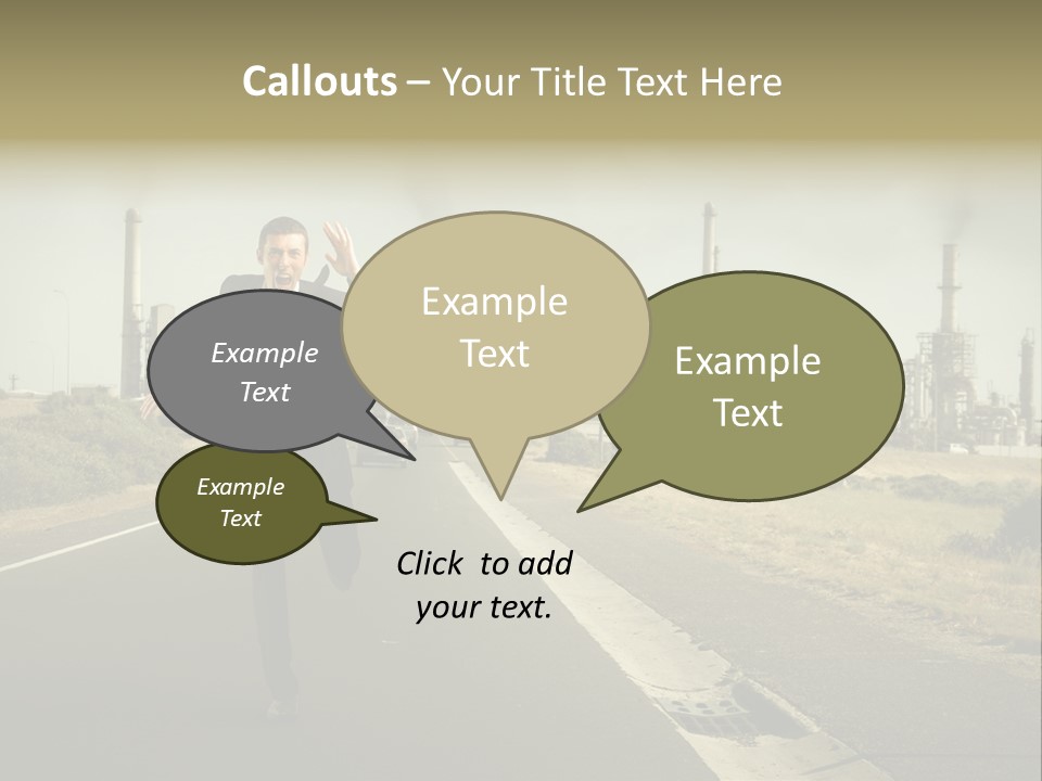Expression  Man PowerPoint Template
