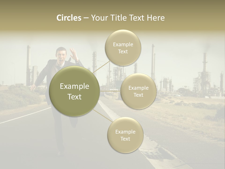 Expression  Man PowerPoint Template