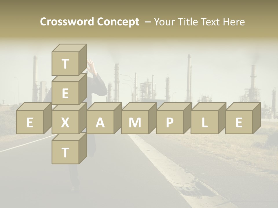 Expression  Man PowerPoint Template